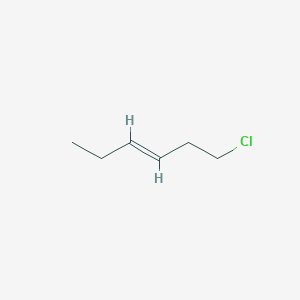 3-Hexene, 1-chloro-, (3E)- 3-Hexene, 1-chloro-, (3E)-