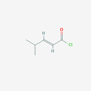 2-Pentenoyl chloride, 4-methyl- 2-Pentenoyl chloride, 4-methyl-