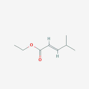 2-Pentenoic acid, 4-methyl-, ethyl ester 2-Pentenoic acid, 4-methyl-, ethyl ester