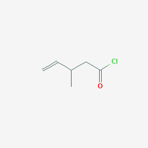 4-Pentenoyl chloride, 3-methyl- 4-Pentenoyl chloride, 3-methyl-