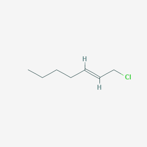 2-Heptene, 1-chloro-, (2E)- 2-Heptene, 1-chloro-, (2E)-