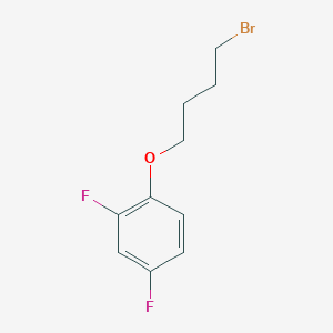 Benzene, 1-(4-bromobutoxy)-2,4-difluoro- Benzene, 1-(4-bromobutoxy)-2,4-difluoro-