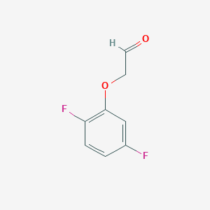 Acetaldehyde, 2-(2,5-difluorophenoxy)- Acetaldehyde, 2-(2,5-difluorophenoxy)-
