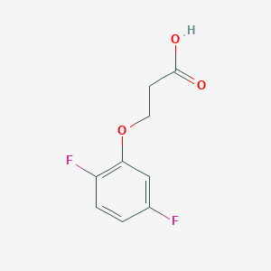 Propanoic acid, 3-(2,5-difluorophenoxy)- Propanoic acid, 3-(2,5-difluorophenoxy)-