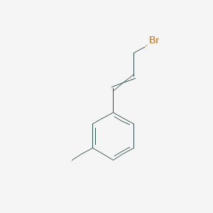Benzene, 1-(3-bromo-1-propen-1-yl)-3-methyl- Benzene, 1-(3-bromo-1-propen-1-yl)-3-methyl-