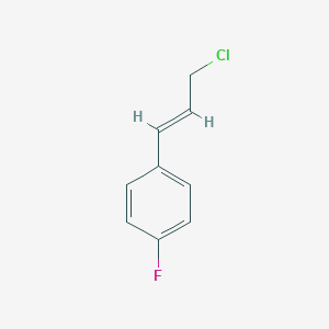 Benzene, 1-(3-chloro-1-propen-1-yl)-4-fluoro- Benzene, 1-(3-chloro-1-propen-1-yl)-4-fluoro-