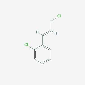 Benzene, 1-chloro-2-(3-chloro-1-propen-1-yl)- Benzene, 1-chloro-2-(3-chloro-1-propen-1-yl)-