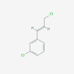 Benzene, 1-chloro-3-(3-chloro-1-propen-1-yl)- Benzene, 1-chloro-3-(3-chloro-1-propen-1-yl)-
