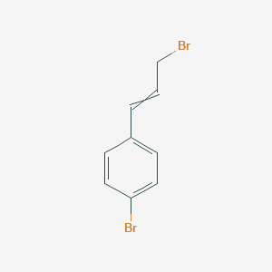 Benzene, 1-bromo-4-(3-bromo-1-propen-1-yl)- Benzene, 1-bromo-4-(3-bromo-1-propen-1-yl)-