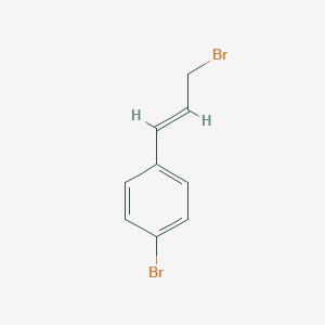Benzene, 1-bromo-4-[(1E)-3-bromo-1-propen-1-yl]- 