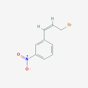 Benzene, 1-(3-bromo-1-propen-1-yl)-3-nitro- Benzene, 1-(3-bromo-1-propen-1-yl)-3-nitro-