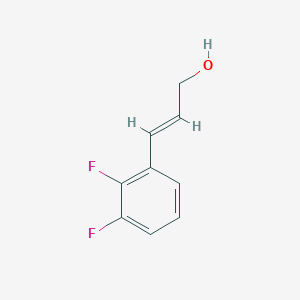2-Propen-1-ol, 3-(2,3-difluorophenyl)-, (2E)- 2-Propen-1-ol, 3-(2,3-difluorophenyl)-, (2E)-