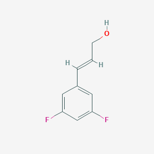 2-Propen-1-ol, 3-(3,5-difluorophenyl)-, (2E)- 2-Propen-1-ol, 3-(3,5-difluorophenyl)-, (2E)-