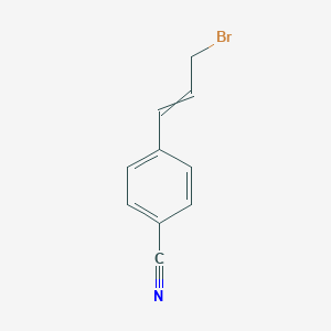 Benzonitrile, 4-[(1E)-3-bromo-1-propen-1-yl]- 
