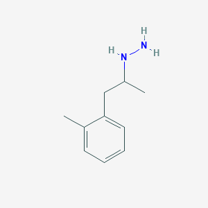 [1-(2-methylphenyl)propan-2-yl]hydrazine 