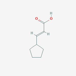 2-Propenoic acid, 3-cyclopentyl-, (2E)- 2-Propenoic acid, 3-cyclopentyl-, (2E)-