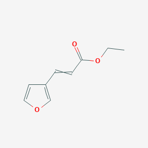 2-Propenoic acid, 3-(3-furanyl)-, ethyl ester, (2E)- 2-Propenoic acid, 3-(3-furanyl)-, ethyl ester, (2E)-