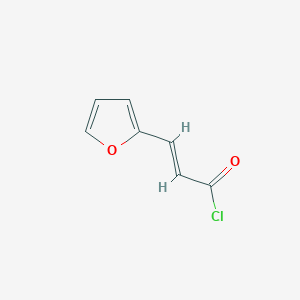 2-Propenoyl chloride, 3-(2-furanyl)-, (2E)- 2-Propenoyl chloride, 3-(2-furanyl)-, (2E)-