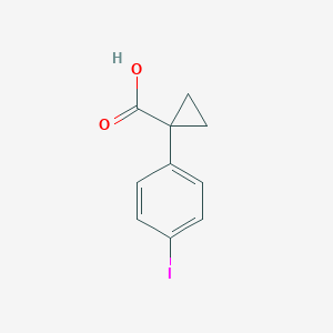 1-(4-iodophenyl)cyclopropanecarboxylic acid 1-(4-iodophenyl)cyclopropanecarboxylic acid