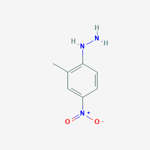 Hydrazine, (2-methyl-4-nitrophenyl)- Hydrazine, (2-methyl-4-nitrophenyl)-