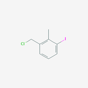 1-(chloromethyl)-3-iodo-2-methylbenzene 