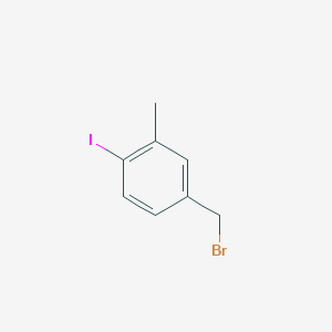 4-(bromomethyl)-1-iodo-2-methylbenzene 4-(bromomethyl)-1-iodo-2-methylbenzene