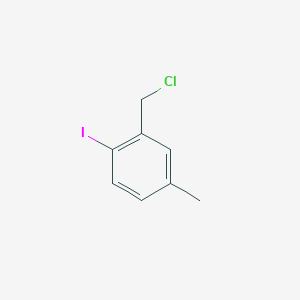 2-(chloromethyl)-1-iodo-4-methylbenzene 2-(chloromethyl)-1-iodo-4-methylbenzene