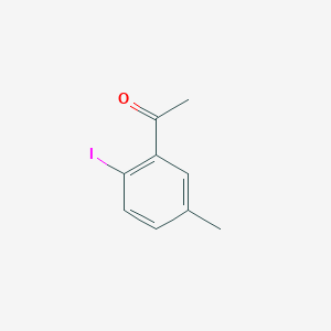 Ethanone, 1-(2-iodo-5-methylphenyl)- Ethanone, 1-(2-iodo-5-methylphenyl)-