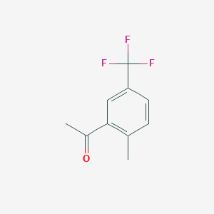1-[2-methyl-5-(trifluoromethyl)phenyl]ethan-1-one 