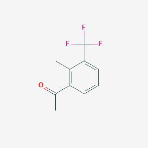 1-[2-methyl-3-(trifluoromethyl)phenyl]ethan-1-one 