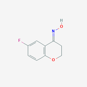  6-Fluoro-4-chromanone oxime