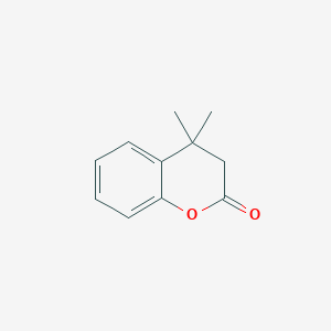 2H-1-Benzopyran-2-one, 3,4-dihydro-4,4-dimethyl- 2H-1-Benzopyran-2-one, 3,4-dihydro-4,4-dimethyl-