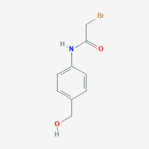 2-bromo-N-(4-(hydroxymethyl)phenyl)acetamide 