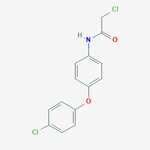 2-chloro-N-[4-(4-chlorophenoxy)phenyl]acetamide 