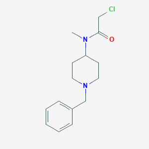 N-(1-Benzyl-piperidin-4-yl)-2-chloro-N-methyl-acetamide N-(1-Benzyl-piperidin-4-yl)-2-chloro-N-methyl-acetamide