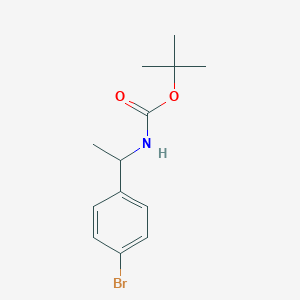 tert-Butyl N-[1-(4-bromophenyl)ethyl]carbamate 