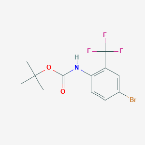 tert-butyl N-[4-bromo-2-(trifluoromethyl)phenyl]carbamate 