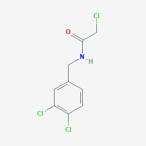 Acetamide, 2-chloro-N-[(3,4-dichlorophenyl)methyl]- 