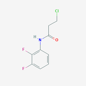 3-chloro-N-(2,3-difluorophenyl)propanamide 3-chloro-N-(2,3-difluorophenyl)propanamide