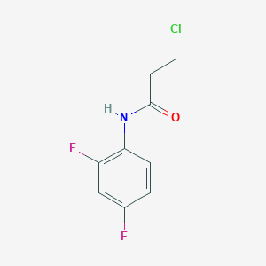 3-Chloro-N-(2,4-difluorophenyl)propanamide 3-Chloro-N-(2,4-difluorophenyl)propanamide