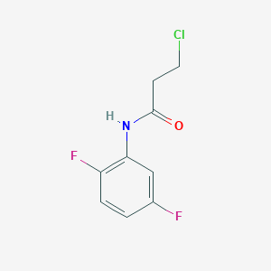 3-Chloro-N-(2,5-difluorophenyl)propanamide 3-Chloro-N-(2,5-difluorophenyl)propanamide