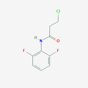 3-chloro-N-(2,6-difluorophenyl)propanamide 3-chloro-N-(2,6-difluorophenyl)propanamide