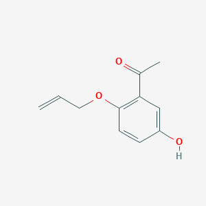 1-(2-(allyloxy)-5-hydroxyphenyl)ethanone 1-(2-(allyloxy)-5-hydroxyphenyl)ethanone