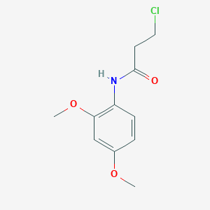 3-Chloro-N-(2,4-dimethoxyphenyl)propanamide 3-Chloro-N-(2,4-dimethoxyphenyl)propanamide