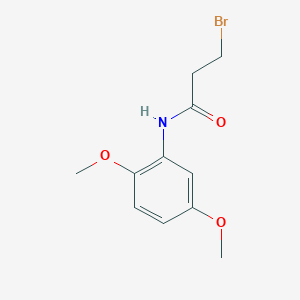 Propanamide, 3-bromo-N-(2,5-dimethoxyphenyl)- Propanamide, 3-bromo-N-(2,5-dimethoxyphenyl)-