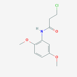 3-Chloro-N-(2,5-dimethoxyphenyl)propanamide 3-Chloro-N-(2,5-dimethoxyphenyl)propanamide