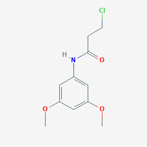 3-Chloro-N-(3,5-dimethoxyphenyl)propanamide 3-Chloro-N-(3,5-dimethoxyphenyl)propanamide