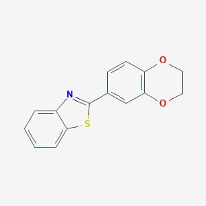 Benzothiazole, 2-(2,3-dihydro-1,4-benzodioxin-6-yl)- Benzothiazole, 2-(2,3-dihydro-1,4-benzodioxin-6-yl)-