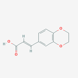 3-(2,3-dihydro-1,4-benzodioxin-6-yl)acrylic acid 3-(2,3-dihydro-1,4-benzodioxin-6-yl)acrylic acid