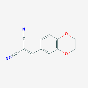 (2,3-dihydro-1,4-benzodioxin-6-ylmethylene)malononitrile (2,3-dihydro-1,4-benzodioxin-6-ylmethylene)malononitrile